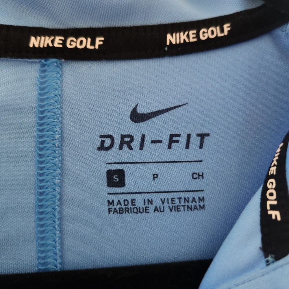 Nike Golf Dri-FIT Polo Shirt Womens size Small Blue Short Sleeve Top - Picture 4 of 9